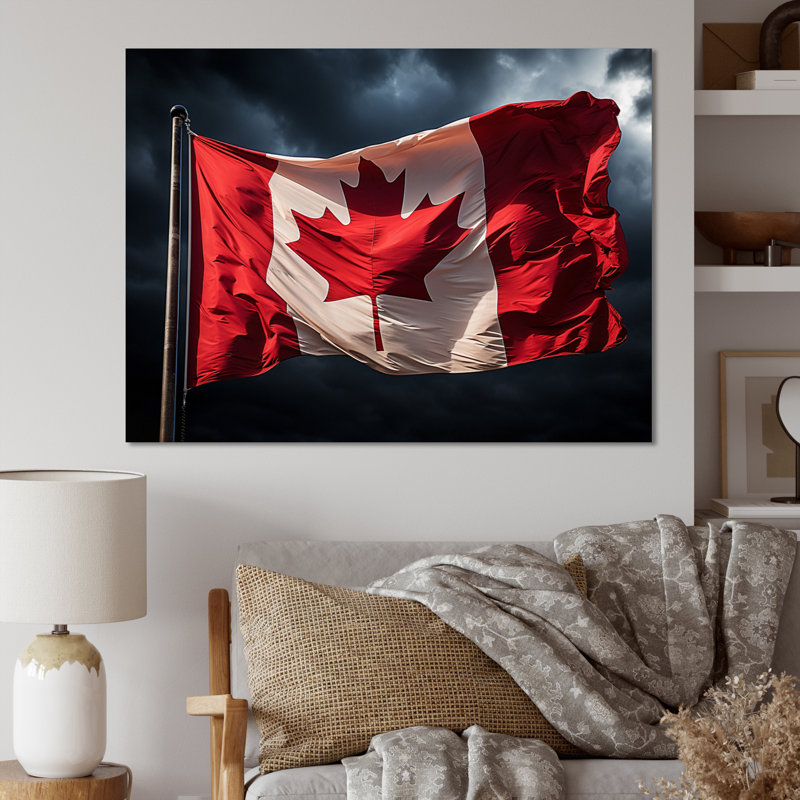 Canada Canada, fierté canadienne I sur toile, H 30 po x l 40 po x P 1,5 po