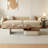 Modern Stretchable Wood Coffee Table