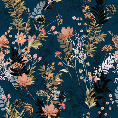 Erastes Peel & Stick Floral Roll