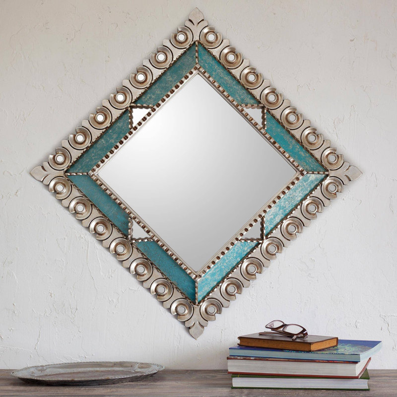 Graysen Solid Wood Flat Wall Mirror