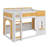 Bunk Bed With Storage Shelves,Window