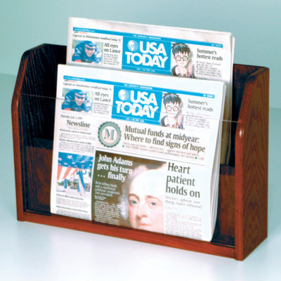 Geissler Free Standing Magazine Rack