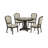 Vegas 48" 6 - Player Birch Reversible Top Poker Table with 4 Chairs-530510339