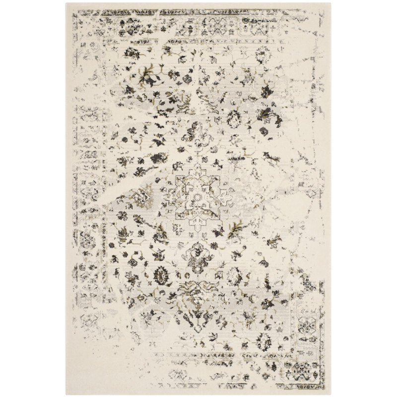 Spann Porcello Performance Abstract Rug, Rectangle 4' x 5'7"