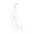 Nude Shape Sketch II by Ethan Harper - Wrapped Canvas Drawing-178781308