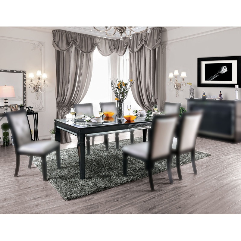 84" W Transitional Dining Table