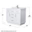 Beckett TK 42'' Free Standing Single Bathroom Vanity with Top-409489227-409489225-409489226