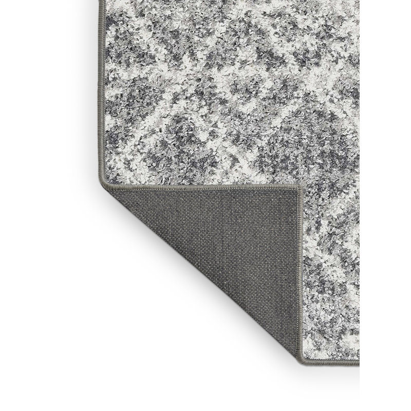 Tapis contemporain gris, Rectangle 6 pi x 9 pi