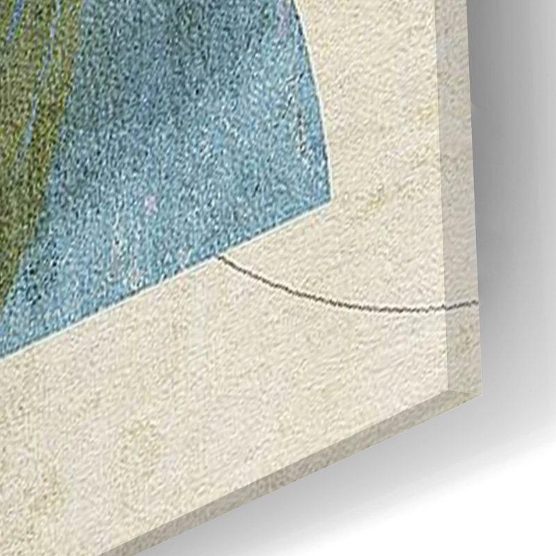 Art mural en verre épique «Collage no. 29» par Suzanne Nicoll, 16 po x 24 po, H 24 po x l 16 po