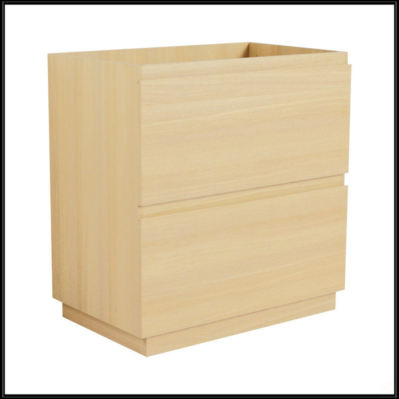 Meuble-lavabo 30 po sans lavabo, 30", Chêne