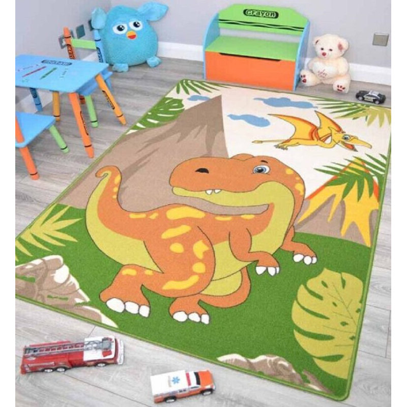 Kabbi Dinosaur Area Rug, Rectangle 133 x 190cm