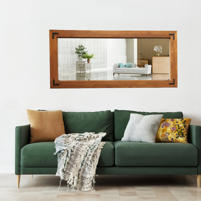 Miroir en bois massif