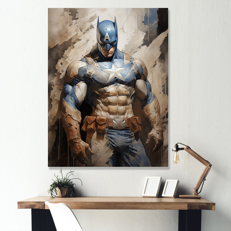 «Darkness Superheros III», reproduction sur toile, H 32 po x l 24 po x P 1 po, Toile tendue