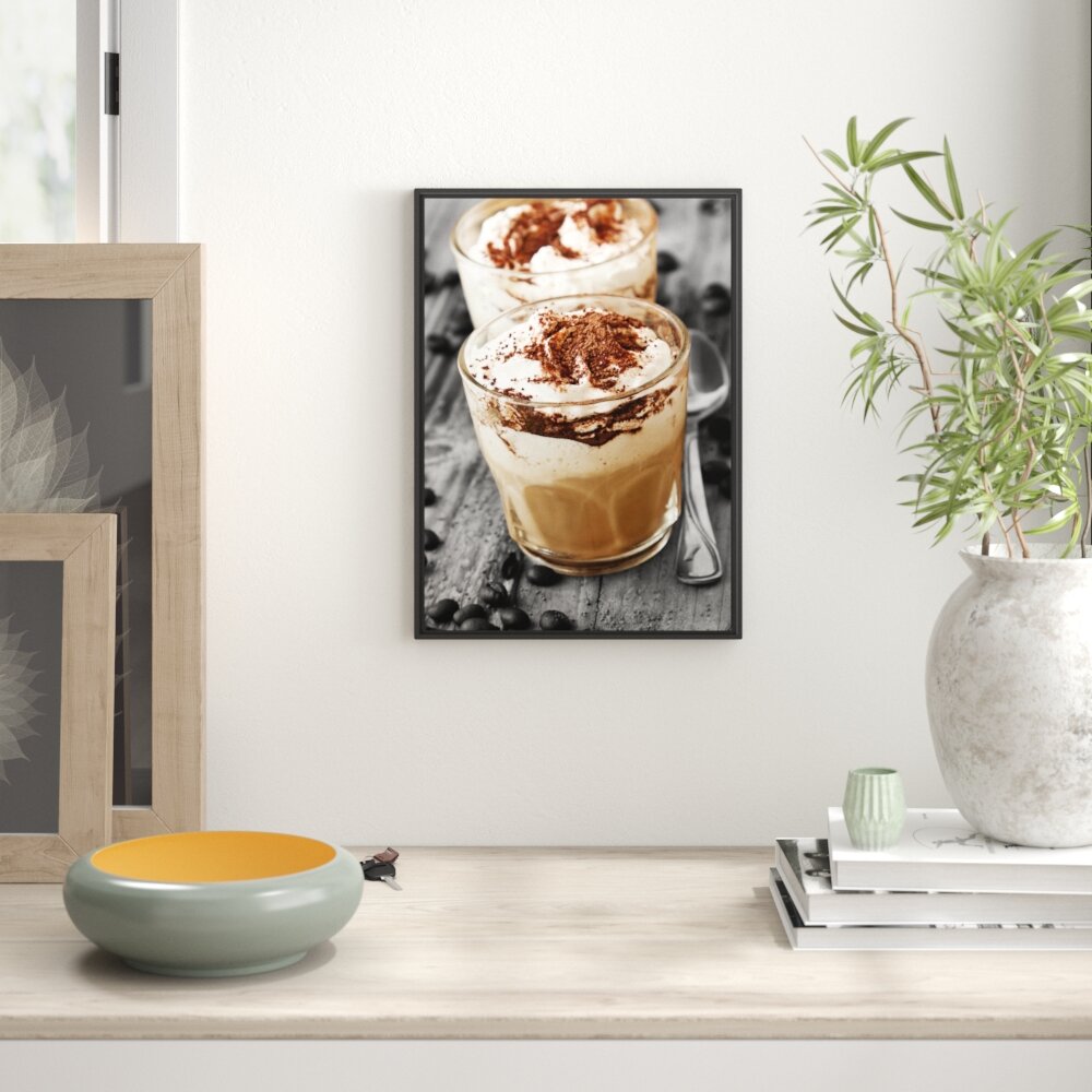 Gerahmtes Wandbild Cappuccino