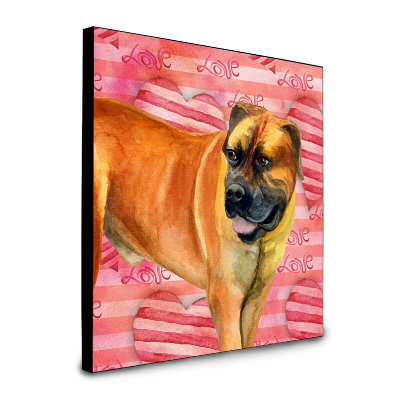Panneau mural d’art Durflinger, Boerboel mastiff