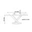Table en acier au carbone Modern-1212570049