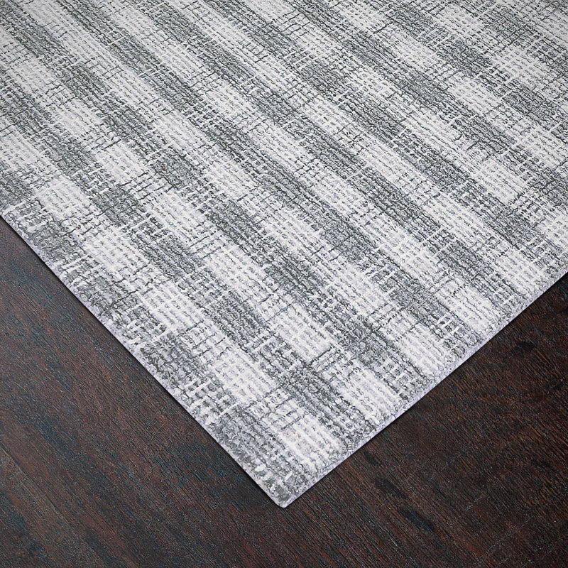 Carreon Wool Plaid Indoor Rug, Rectangle 2' x 4'