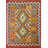 Geometric Kilim Reversible Wool Rug 3x4