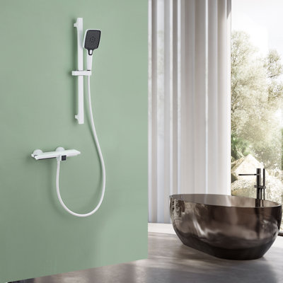 1 Handle Bathroom Waterfall Faucet with Diverter
