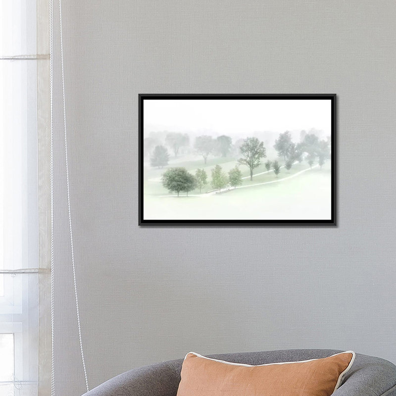 « hanie i », impression sur toile, H 18 po x l 26 po x P 1,5 po, Toile avec cadre noir, Pas de tapis