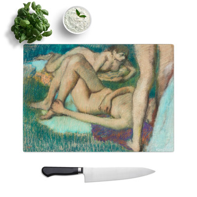 Nude Bathers by Edgar Degas Chopping Board