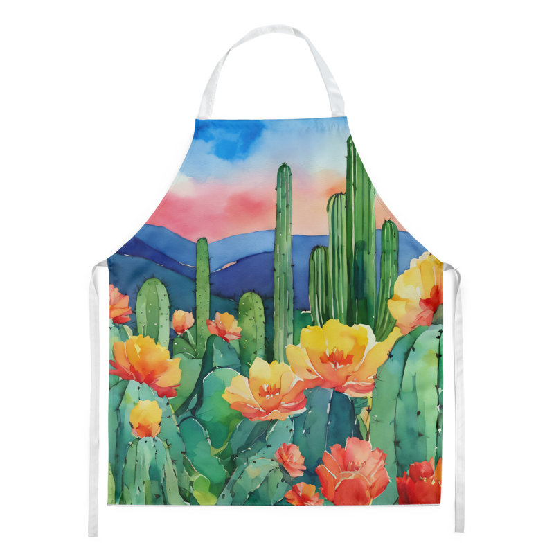 Iris du Tennessee en tablier aquarelle, Arizona Saguaro Cactus Blossom