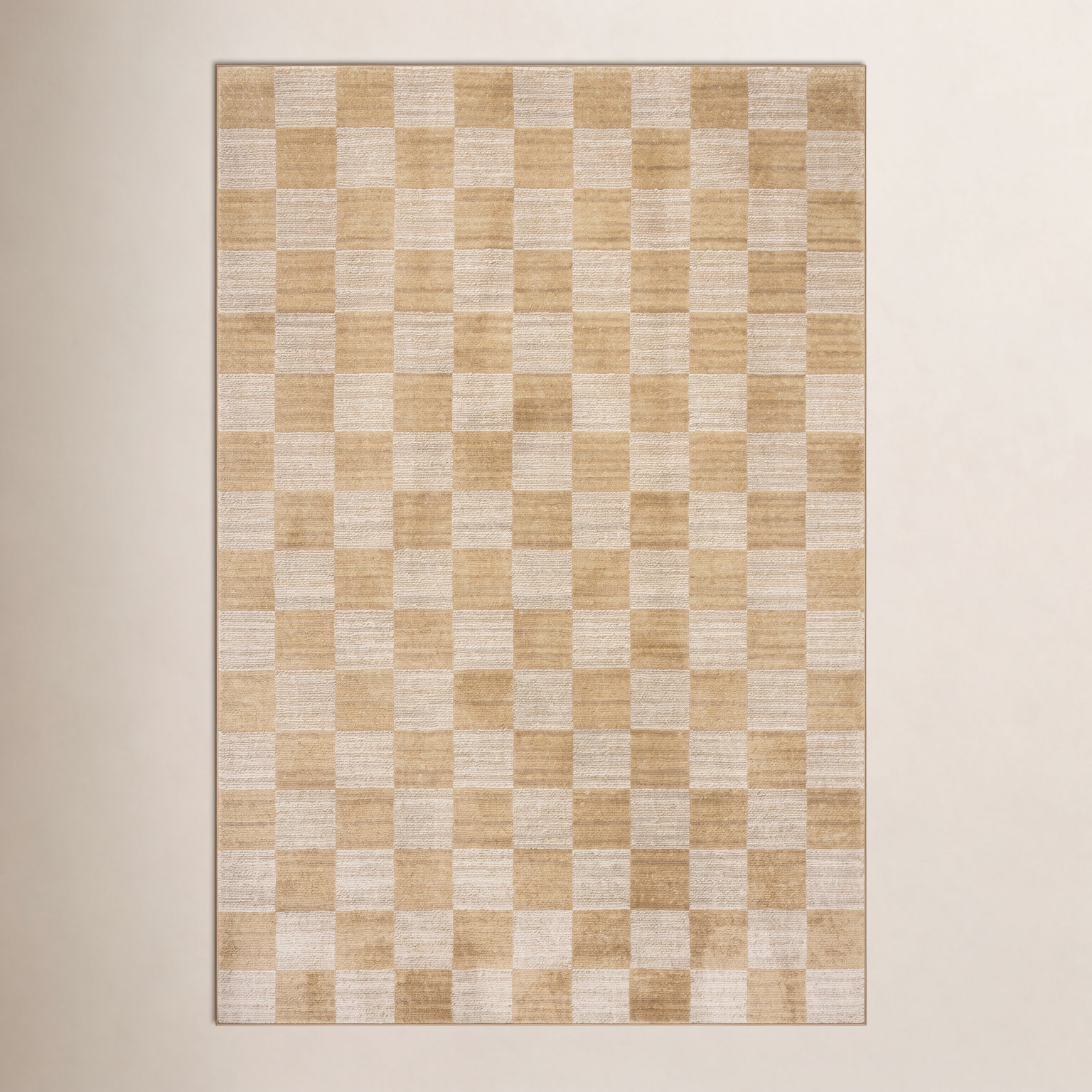 Chris Loves Julia x Loloi Calvin Apricot Ivory Rug, Rectangle 5'3" x 7'6"