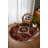Minasas Collection Digital Print Cotton-Polyester Beige Brown Burgundy Moroccan Rug-507537134
