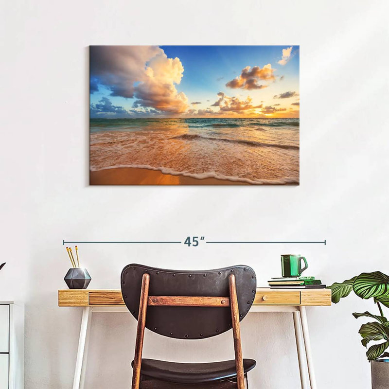 Gillard Relaxing Ocean Wave, 24" H x 36" W