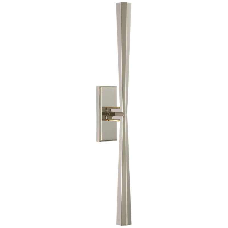 Thomas O'Brien Galahad Linear Sconce, Polished Nickel