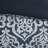 8 Piece Jacquard Comforter Set Navy/Silver King