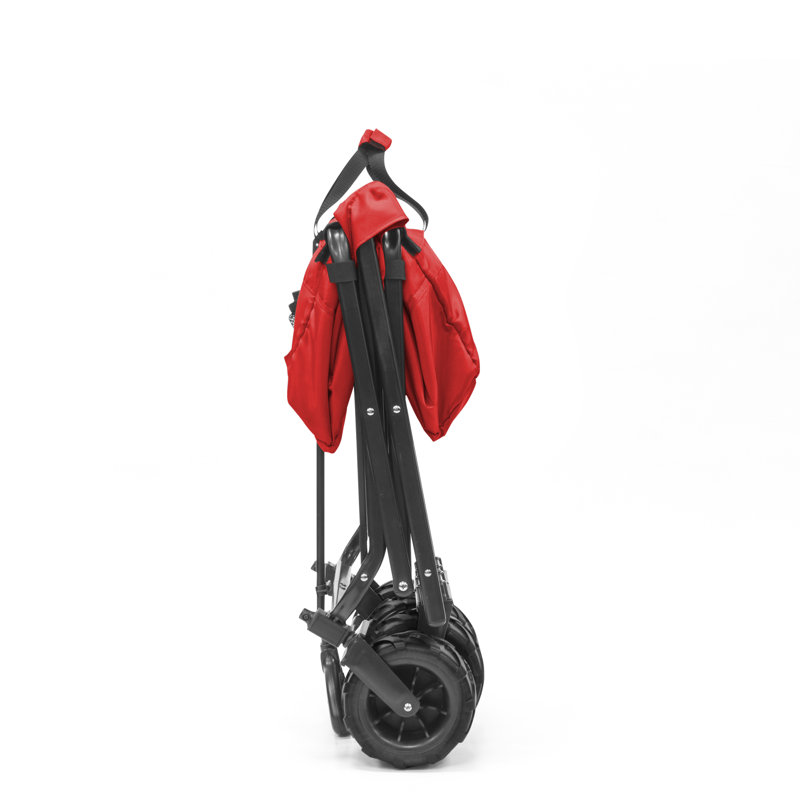 Wagon tout-terrain Signature avec roues colorées, Rouge