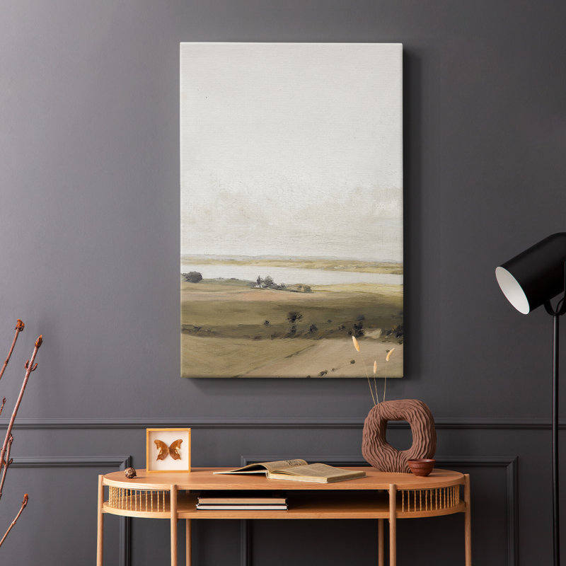 Paysage rétro CLIX - galerie Cavas, H 36 po x l 24 po