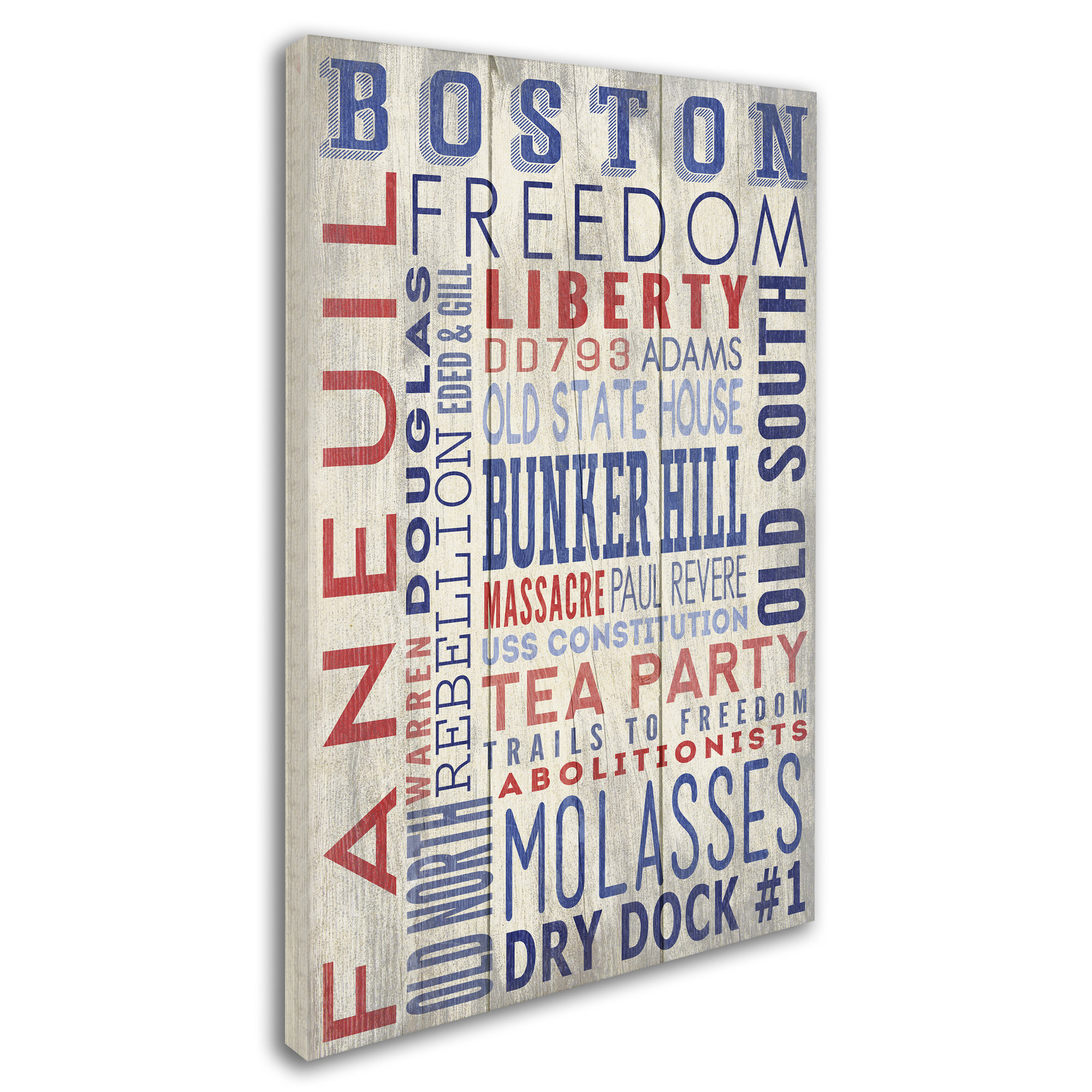 Trinx 'Travel 86' Textual Art on Canvas - Wayfair Canada