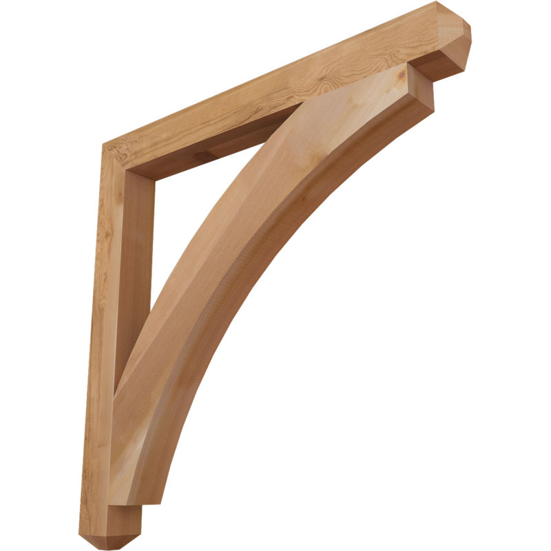 Support pour artisan Thorton, Cèdre rouge de l'Ouest (lisse), H 40 po x l 4 po x P 40 po