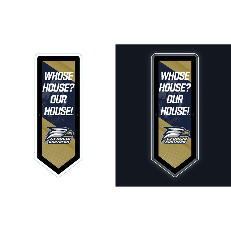 Enseigne murale NCAA Team Pennant, Université de Georgia Southern