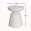 Table d'appoint d'extérieur en travertin Ponti-450659667
