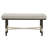 Artiles Linen Blend Upholstered Bench