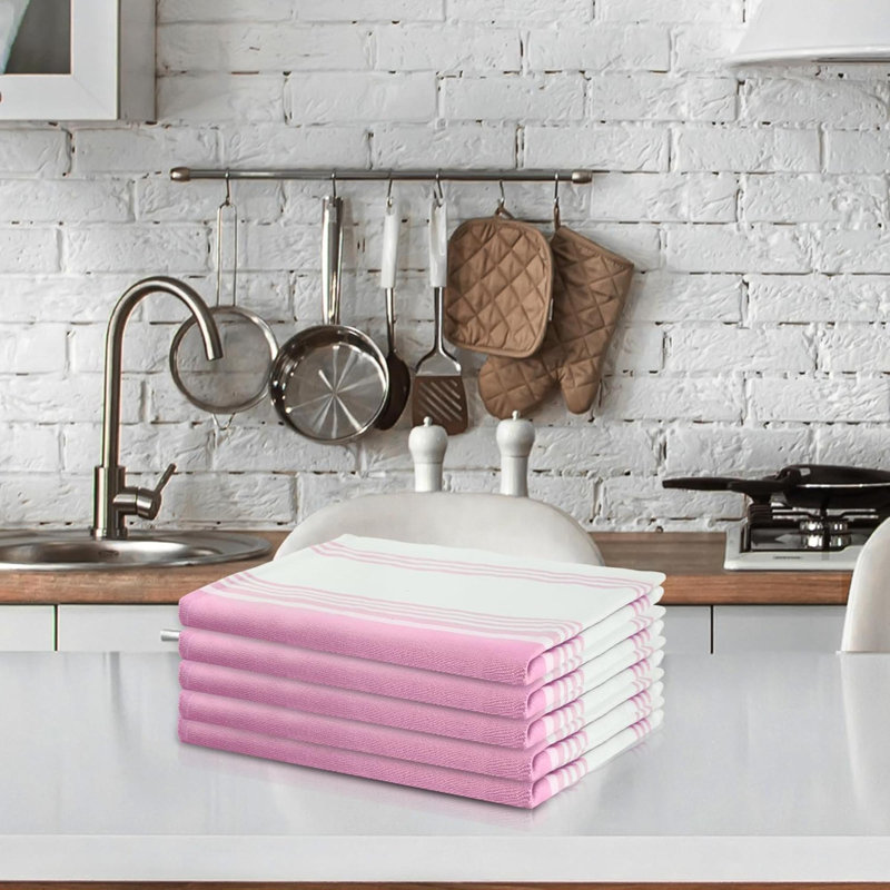 Ensemble de linges de cuisine très absorbants avec boucle suspendue, parfaits pour sécher la vaisselle
