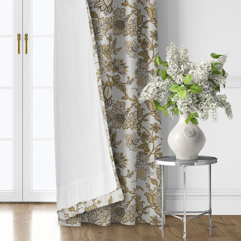 Ensemble de 2 rideaux en coton Bronte, L 20 po x L 108 po