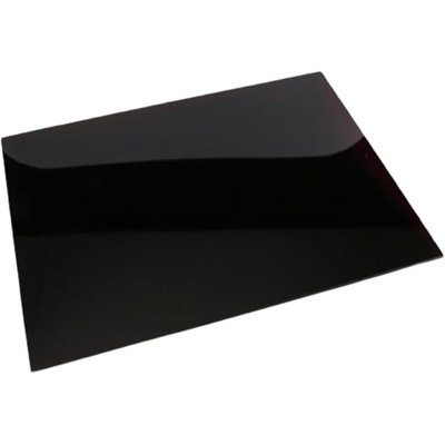 80X52Cm Black Universal Hob Cover Plate Tempered Glass Worktop Saver Dishwasher Safe 5mm All Types of Cookers (Hob Cover)