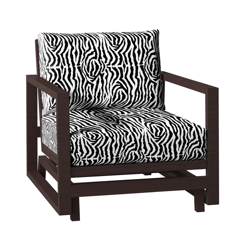 Avondale Patio Lounge Chair with Cushions, No Welt, Tweed Toffee, Chalk