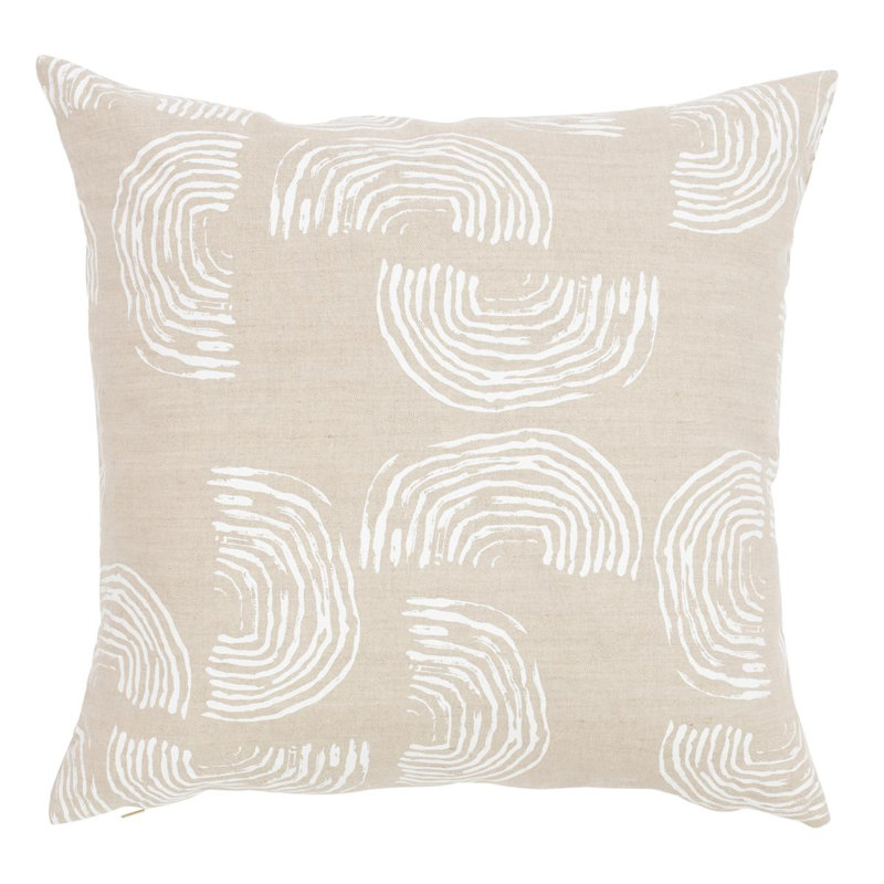 Coussin Schumacher x Caroline Z Hurley Squiggles, H 22 po x l 22 po, Carrée
