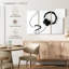 Casque à fil noir Abarca-108141036
