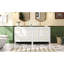 Ensemble de meuble-lavabo robuste pré-assemblé en bois massif Elegance