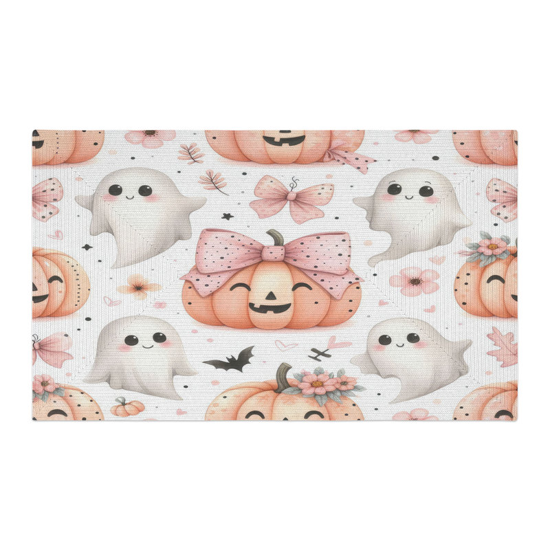 Phantom Pumpkins Braided Rug, Rectangle 3' x 5'