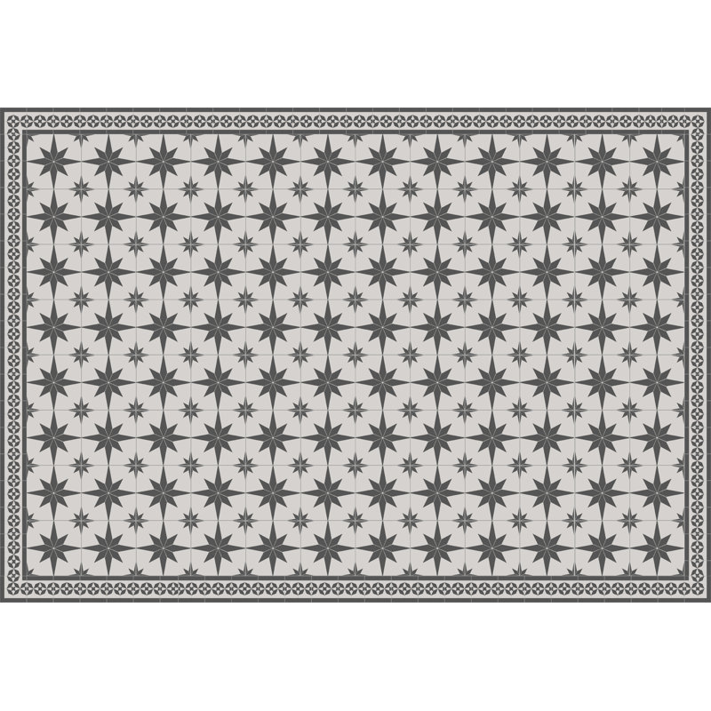 Begaye Geometric Vinyl Machine Printed Area Rug, Rectangle 160 x 230cm
