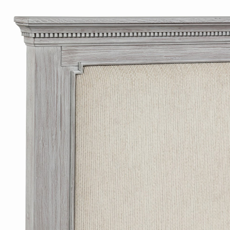 E.King Bed, Weathered Gray, King