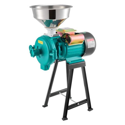 Moulin à grain électrique, moulins à épices commerciaux de 110 lb / H, machine à pulvériser en fonte 1500W avec pieds en caoutchouc antidérapants, pour grains secs, épices, céréales, café, maïs et poivre