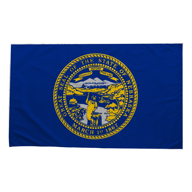 Drapeau de l'État du Nebraska - drapeau extérieur